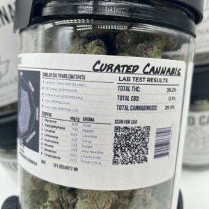 Curated cannabis flower